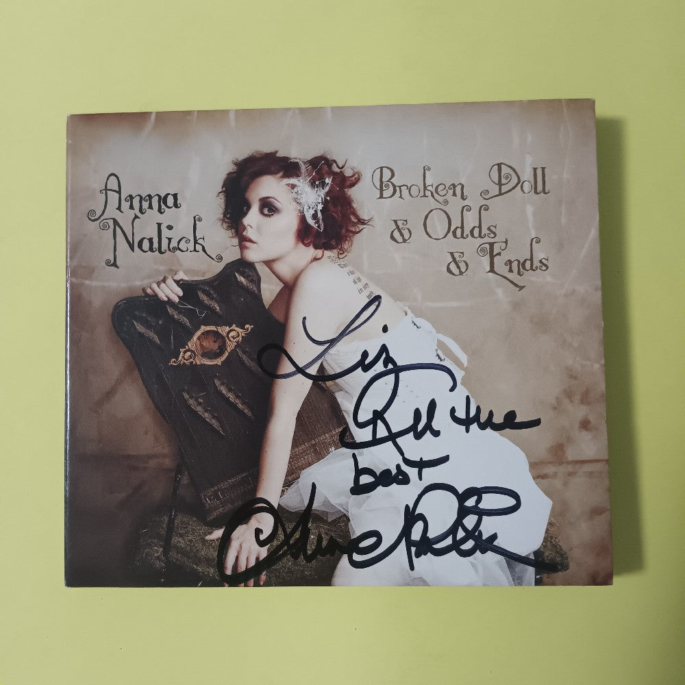 Anna Nalick AUTOGRAPHED - Broken Doll & Odds  & Ends - 2011 - NRI 1941 - Used - NM - CDs