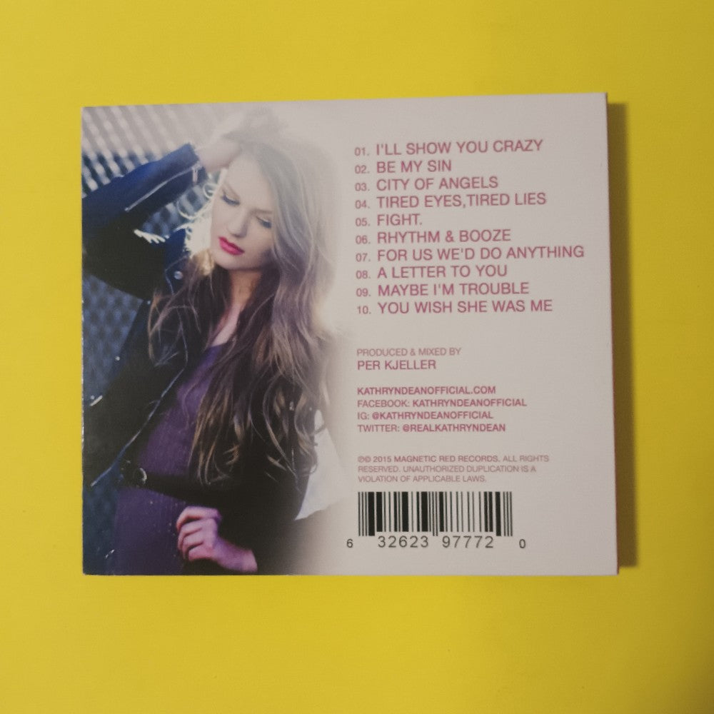 Kathryn Dean AUTOGRAPHED - Hit The Lights - 2015 - Used - NM - CDs