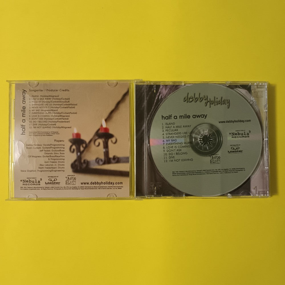 Debby Holiday AUTOGRAPHED - Half A Mile Away - 2004 - Used - NM - CDs