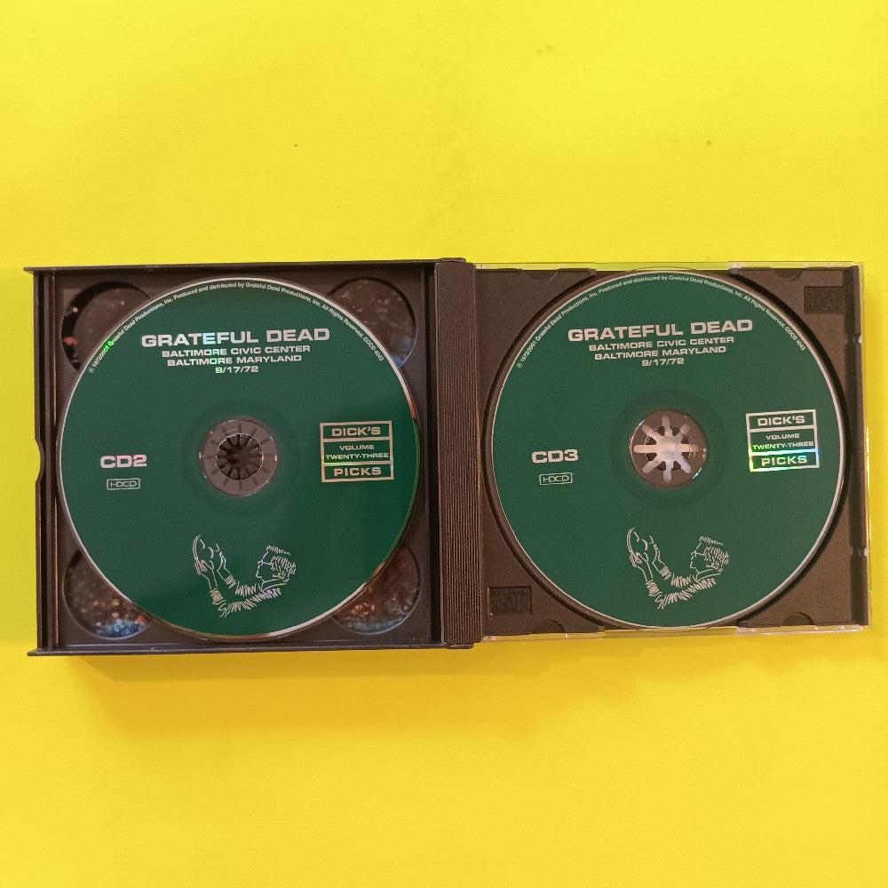 Grateful Dead - Dick's Picks Vol. 23 Twenty-Three Baltimore Civic Center 3CD - 2001 - GDCD 4043 - Used - VG++ - CDs