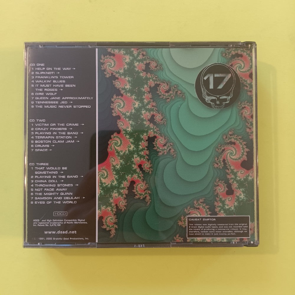 Grateful Dead - Dick's Picks Vol. 17 Seventeen Boston Garden 3CD - 2000 - GDCD 4037 - Used - EX - CDs
