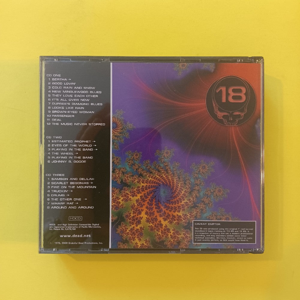 Grateful Dead - Dick's Picks Vol. 18 Eighteen 3CD - 2000 - GDCD 4038 - Used - VG++ - CDs