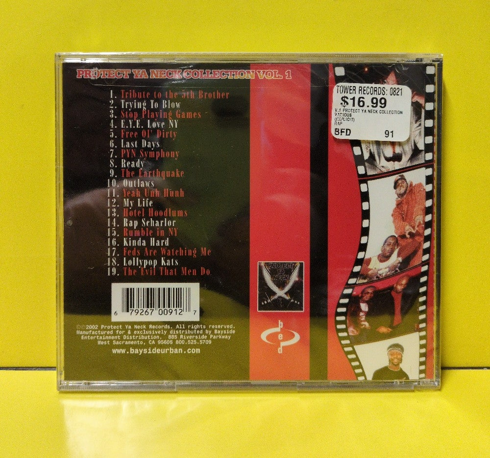 Various - Protect Ya Neck Collection: Vol. 1 - 2002 - PYN-0091-2 - New - Sealed - CDs