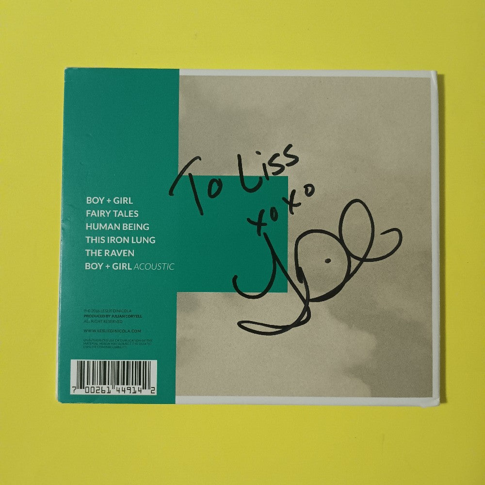 Leslie DiNicola AUTOGRAPHED - Love + Destruction  - 2016 - Used - EX - CDs