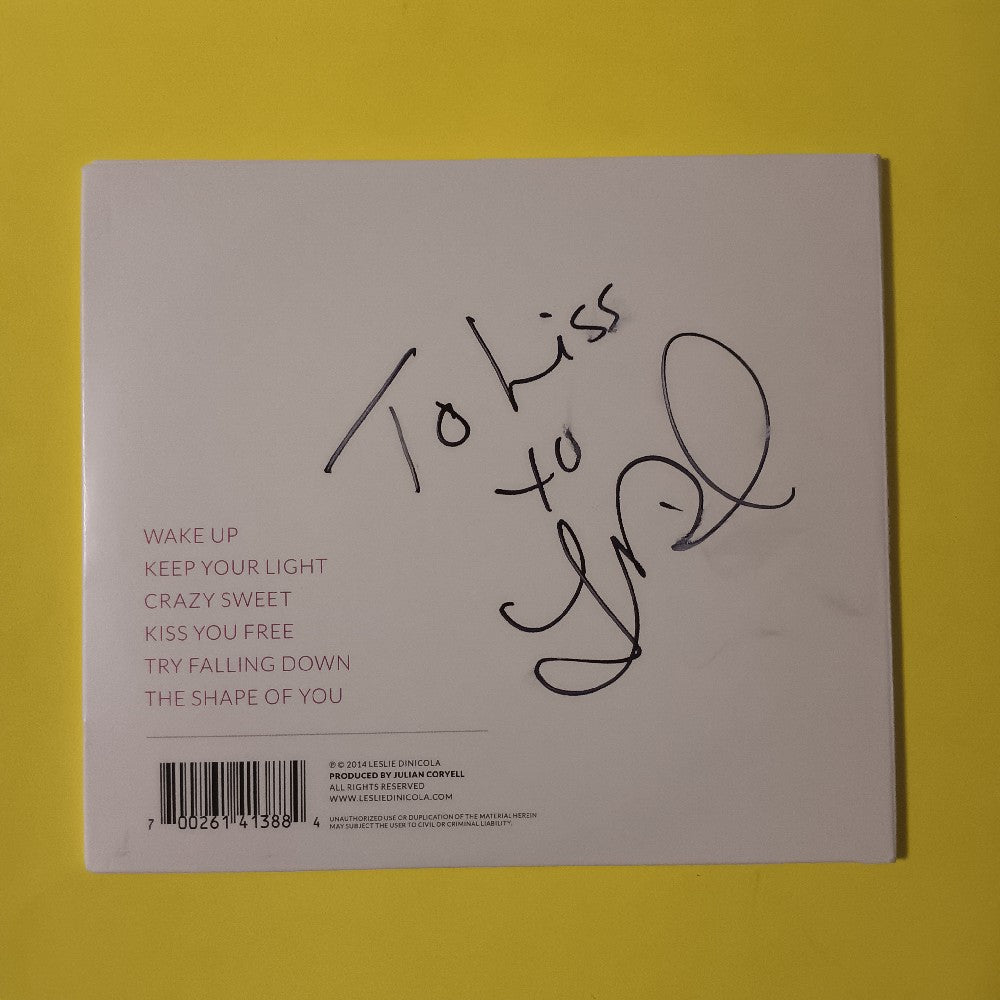 Leslie DiNicola AUTOGRAPHED - Wake Up - 2014 - Used - EX - CDs