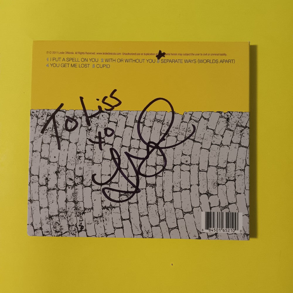 Leslie DiNicola AUTOGRAPHED - Draw Back Your Bow - 2011 - Used - NM - CDs