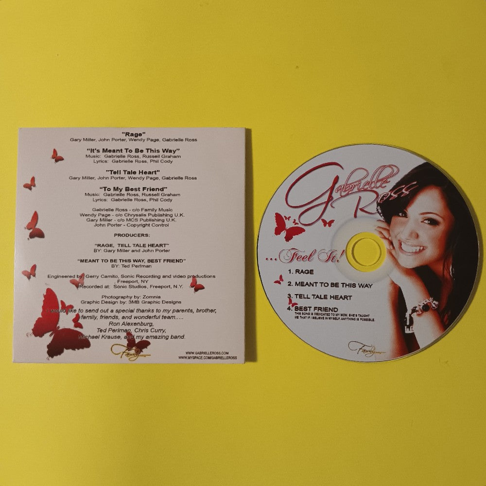 Gabrielle Ross AUTOGRAPHED - Feel It! - CHP00446 - Used - EX - CDs