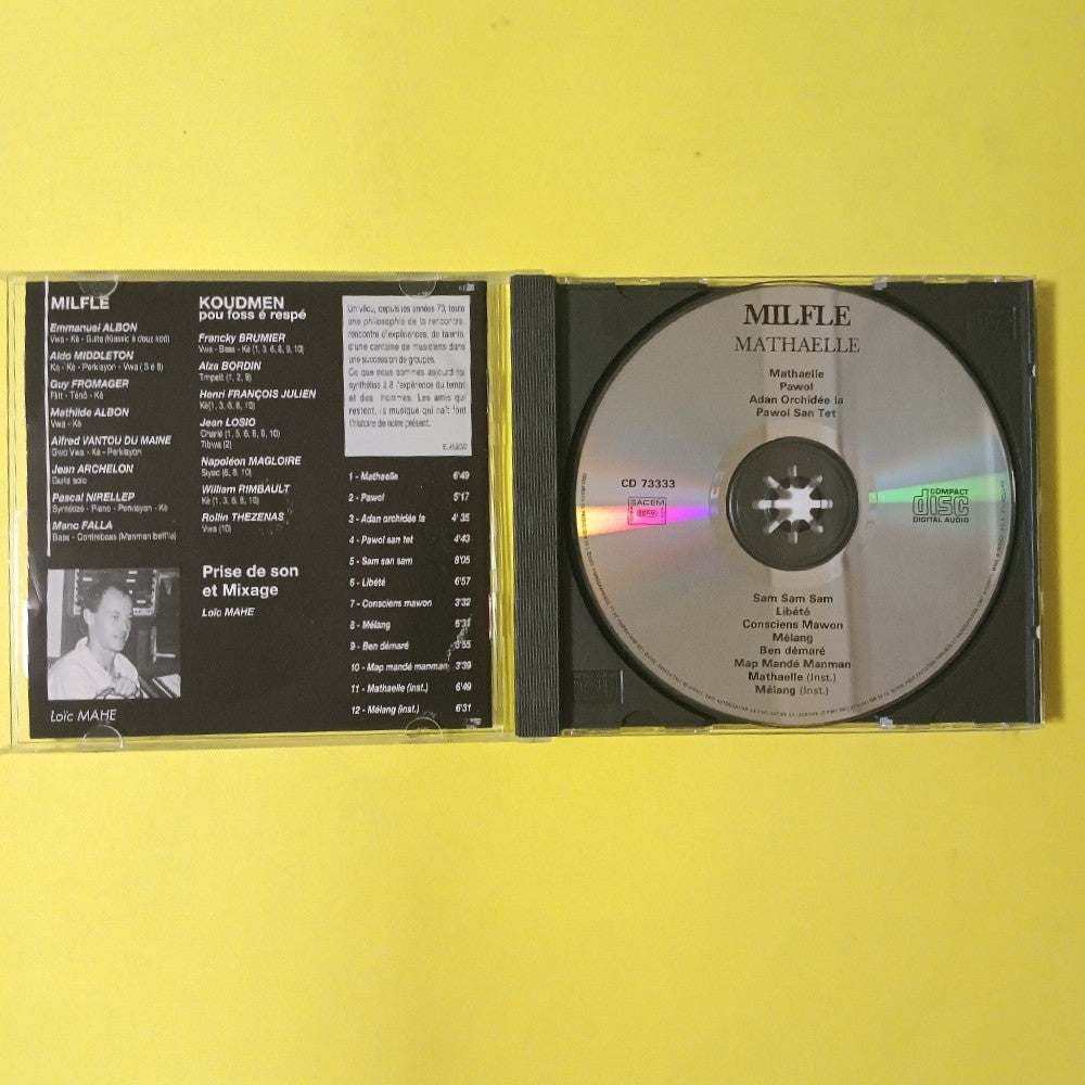 Milfle  - Mathaelle FRANCE - 1994 - CD 73333 - Used - VG++ - CDs