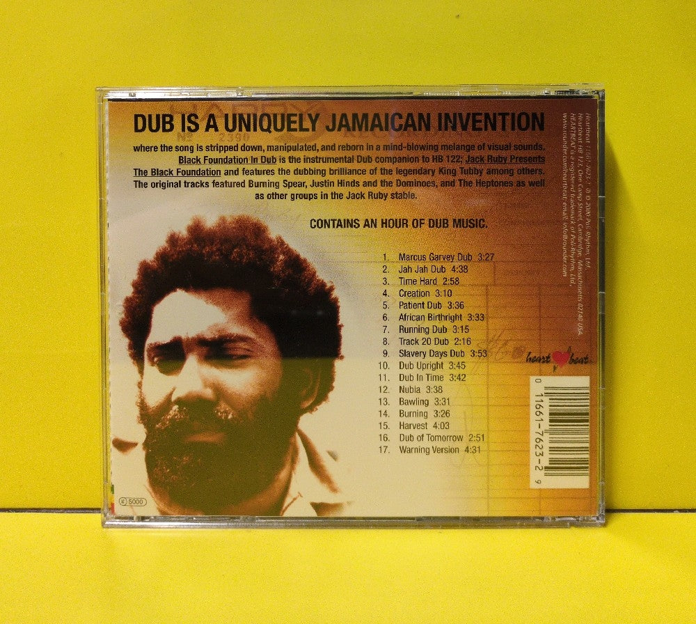 King Tubby / Errol Thompson - Black Foundation In Dub - 2000 - HEARTBEAT 11661-7623-2 - Used - EX - CDs
