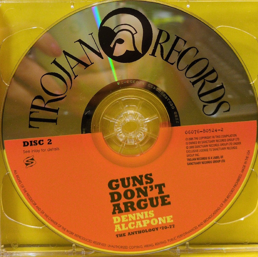 Dennis Alcapone - Guns Don't Argue - 2005 - 06076-80524-2 - Used - VG++ - CDs - 2xCD - Cardboard Slipcase