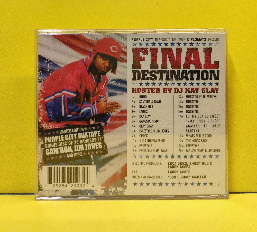 Purple City In Association With Diplomats Present Juelz Santana - Final Destination - 2003 - DPL 2003 - Used - VG+ - CDs - 2xCD - Limited Edition