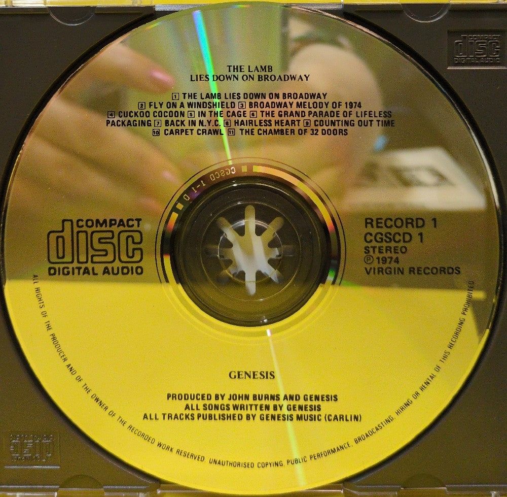 Genesis - The Lamb Lies Down On Broadway - 1986 - CGSCD 1 - Used - VG++ - CDs - 2xCD - Reissue - UK & European Import