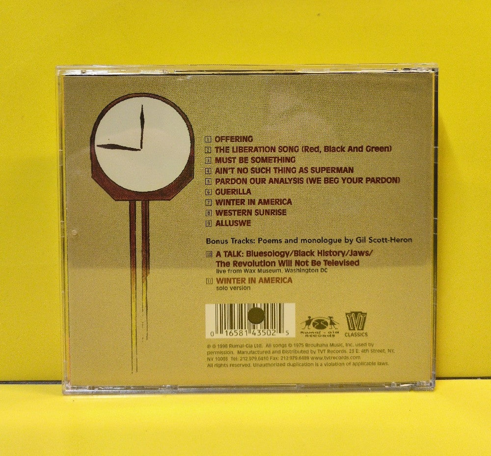 Gil Scott-Heron And Brian Jackson - Midnight Band: The First Minute Of A New Day - 1998 - TVT 4350-2 - Used - VG++ - CDs