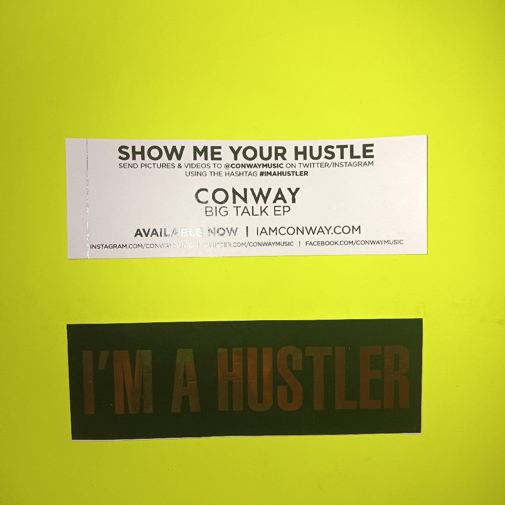 Lot Of 13x Conway Stickers Big Talk EP I'm A Hustler