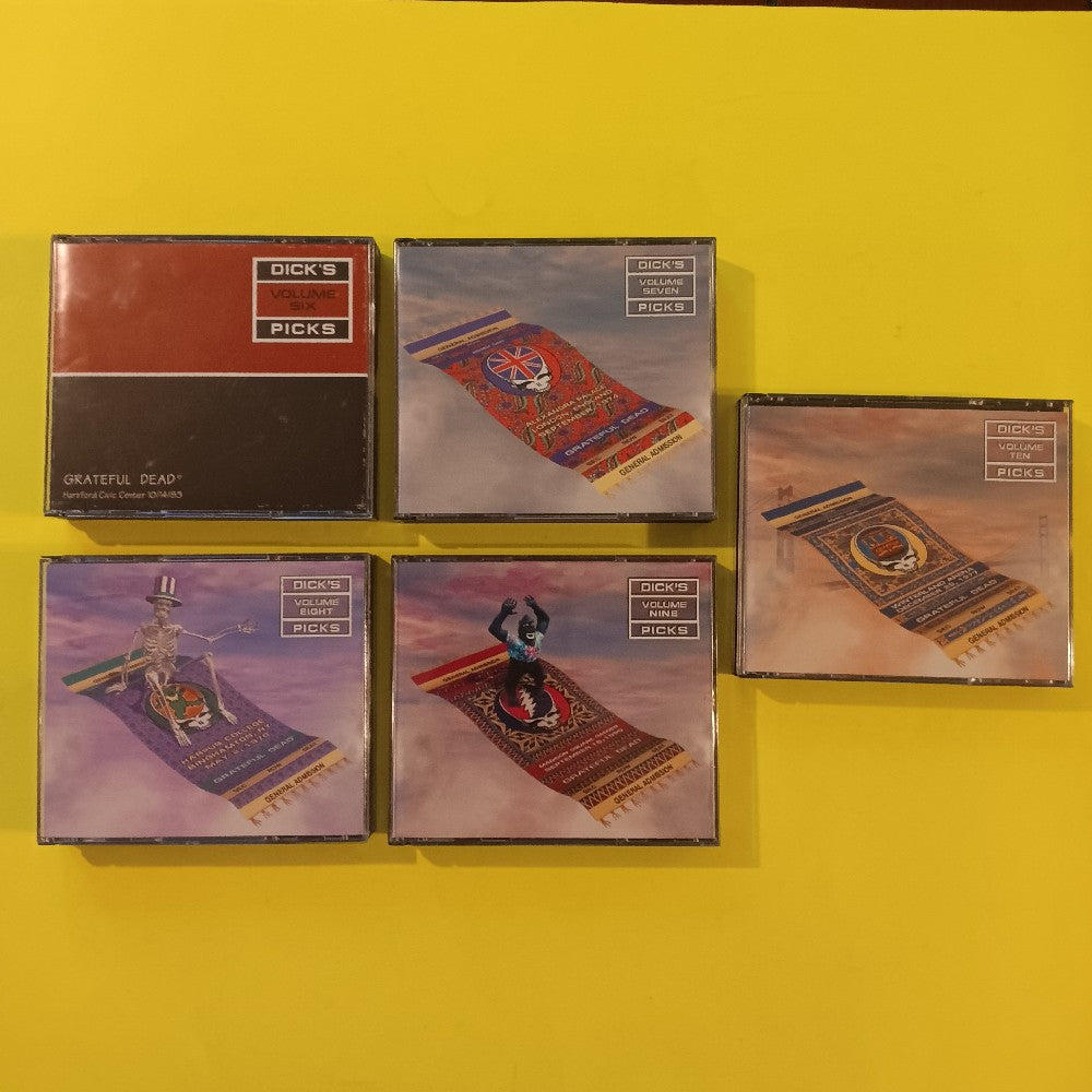 Grateful Dead - Lot Of 5x Dick's Picks Vol 6-10 - 1996 - Used - VG++ - CDs