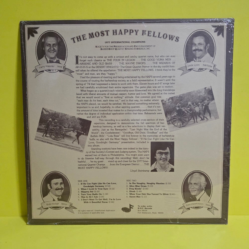 The Most Happy Fellows - At Easy - 1978 - New - Sealed - Vinyl