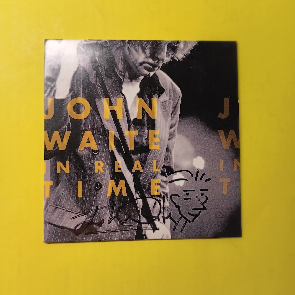 John Waite AUTOGRAPHED - In Real Time - 2010 - Used - EX - CDs