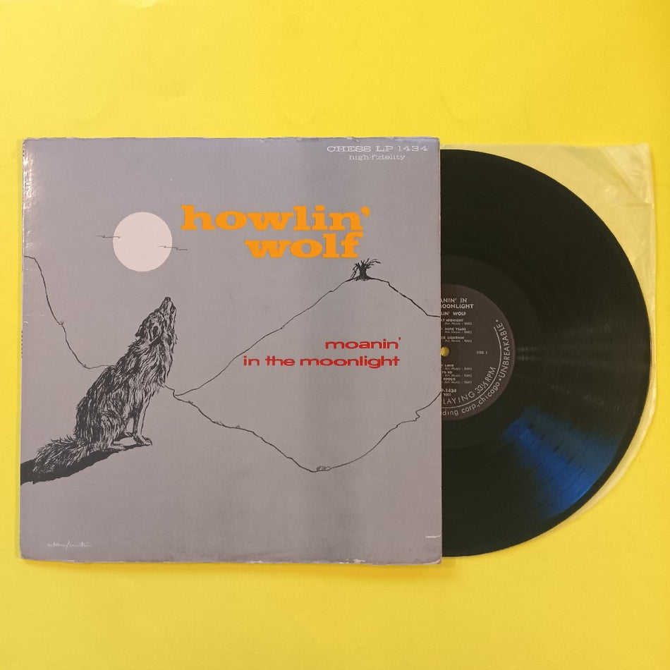 Howlin Wolf - Moanin' In The Moonlight MONO TESTED - 1959 - Chess LP 1434 - Used - VG - Vinyl