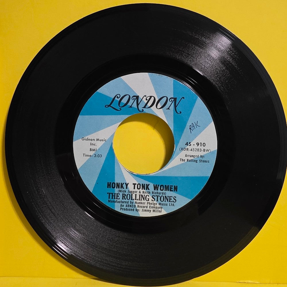 The Rolling Stones  - Honky Tonk Women - 1969 - 45-910 - Used - EX - Vinyl
