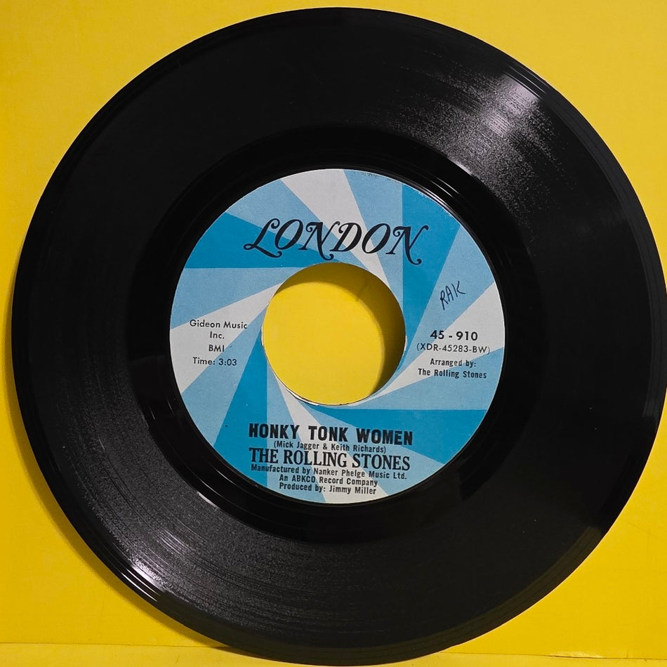 The Rolling Stones  - Honky Tonk Women - 1969 - 45-910 - Used - EX - Vinyl