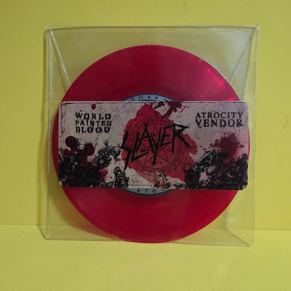 Slayer - World Painted Blood / Atrocity Vendor RARE LIMITED  - 2010 - 38 0781060 - New - Sealed - Vinyl