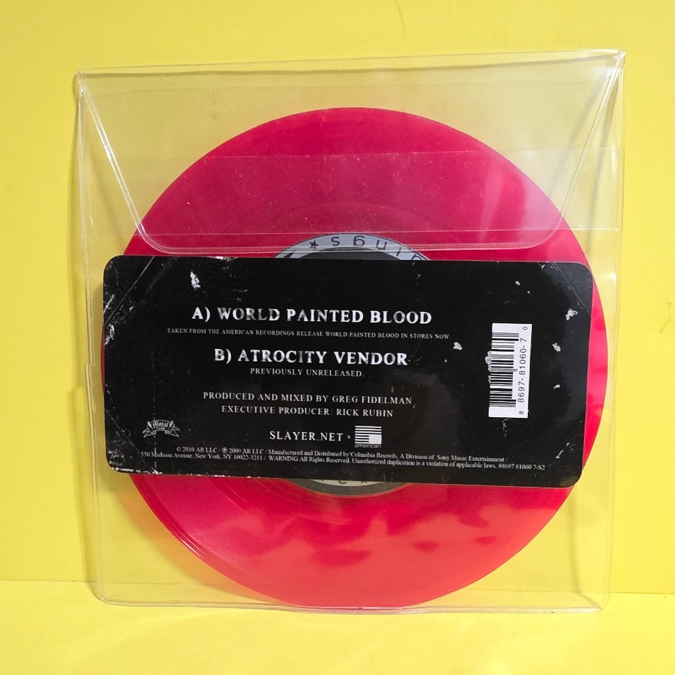 Slayer - World Painted Blood / Atrocity Vendor RARE LIMITED  - 2010 - 38 0781060 - New - Sealed - Vinyl