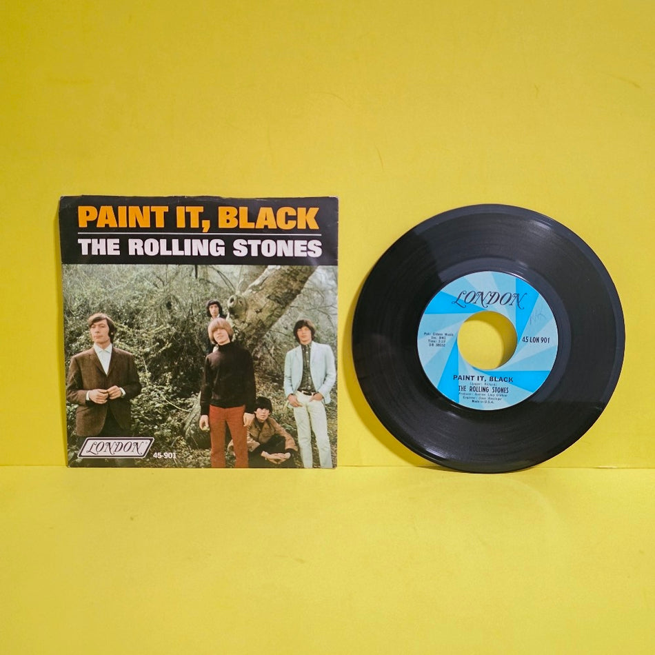 The Rolling Stones  - Paint It, Black - 1966 - 45 LON 901 - Used - VG+ - Vinyl