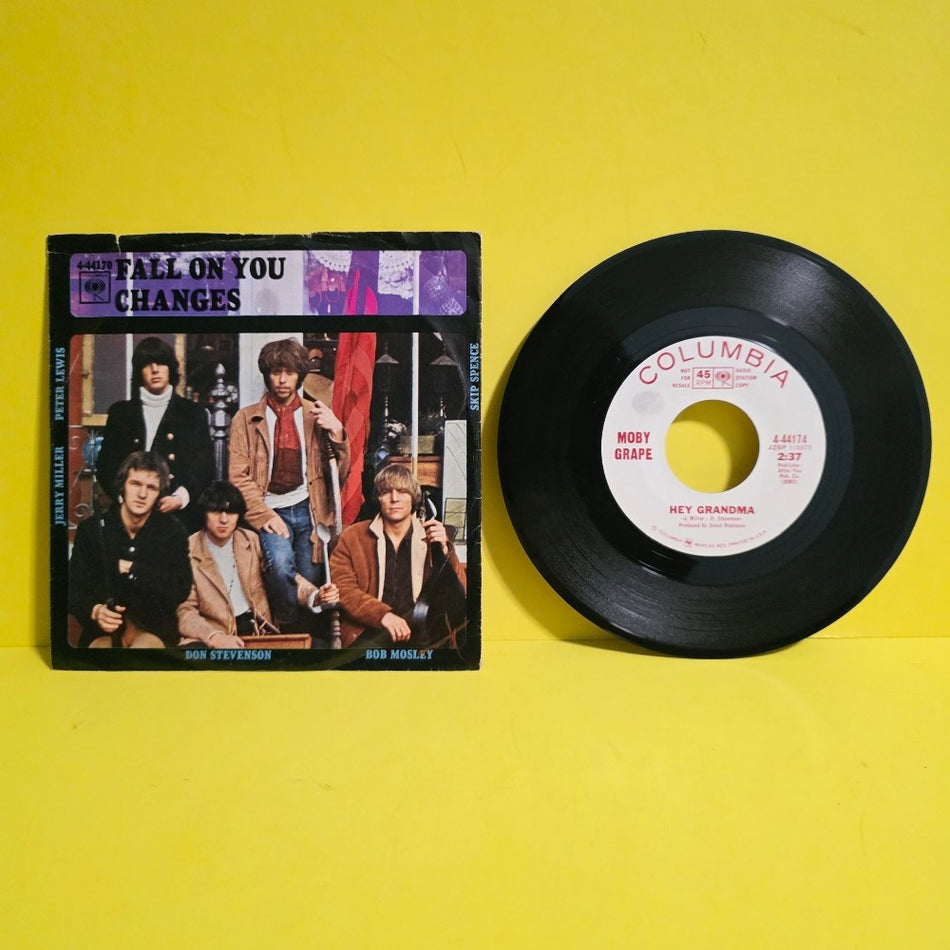 Moby Grape  - Hey Grandma/Come In The Morning  RARE PROMO  - 1967 - 4-44174 - Used - VG++ - Vinyl