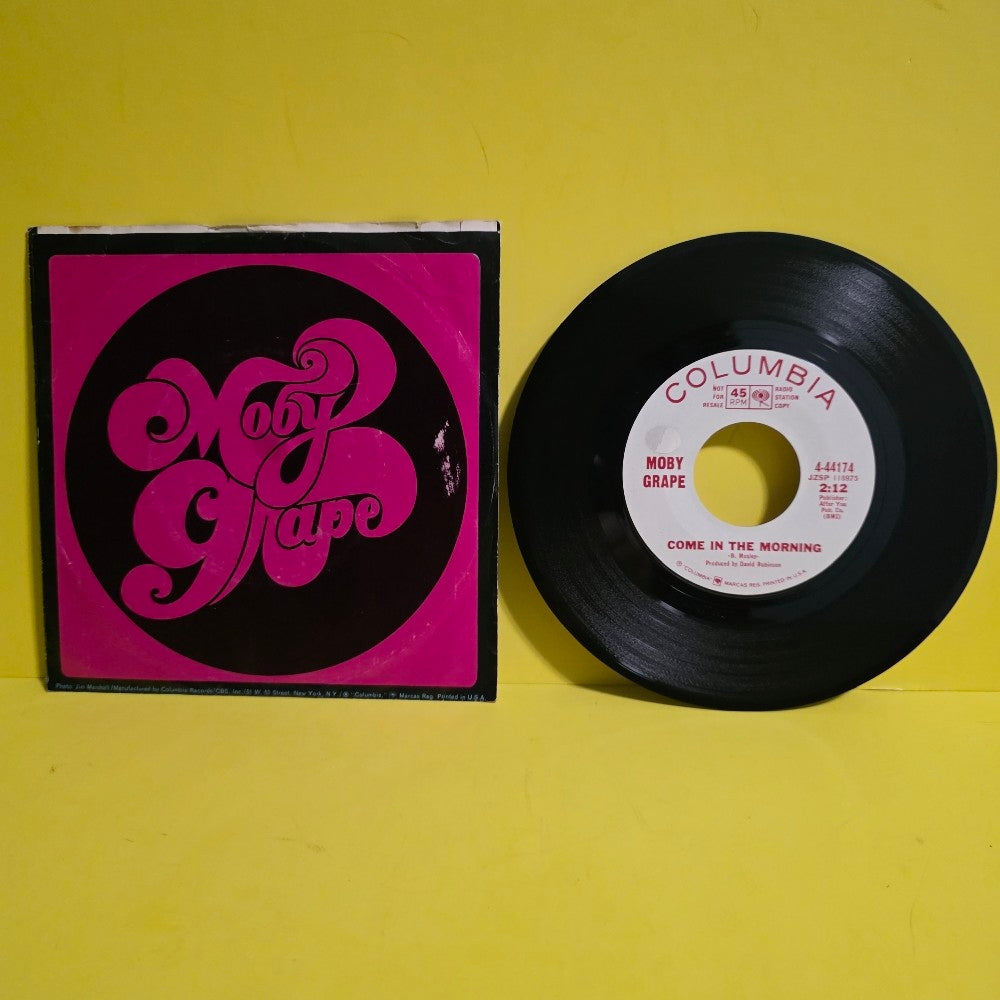 Moby Grape  - Hey Grandma/Come In The Morning  RARE PROMO  - 1967 - 4-44174 - Used - VG++ - Vinyl