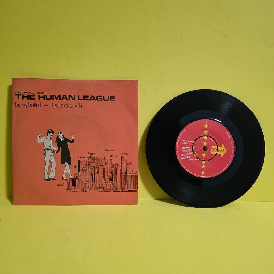 The Human League  - Being Boiled / Circus Of Death - 1980 - FAST 4 - Used - EX - Vinyl
