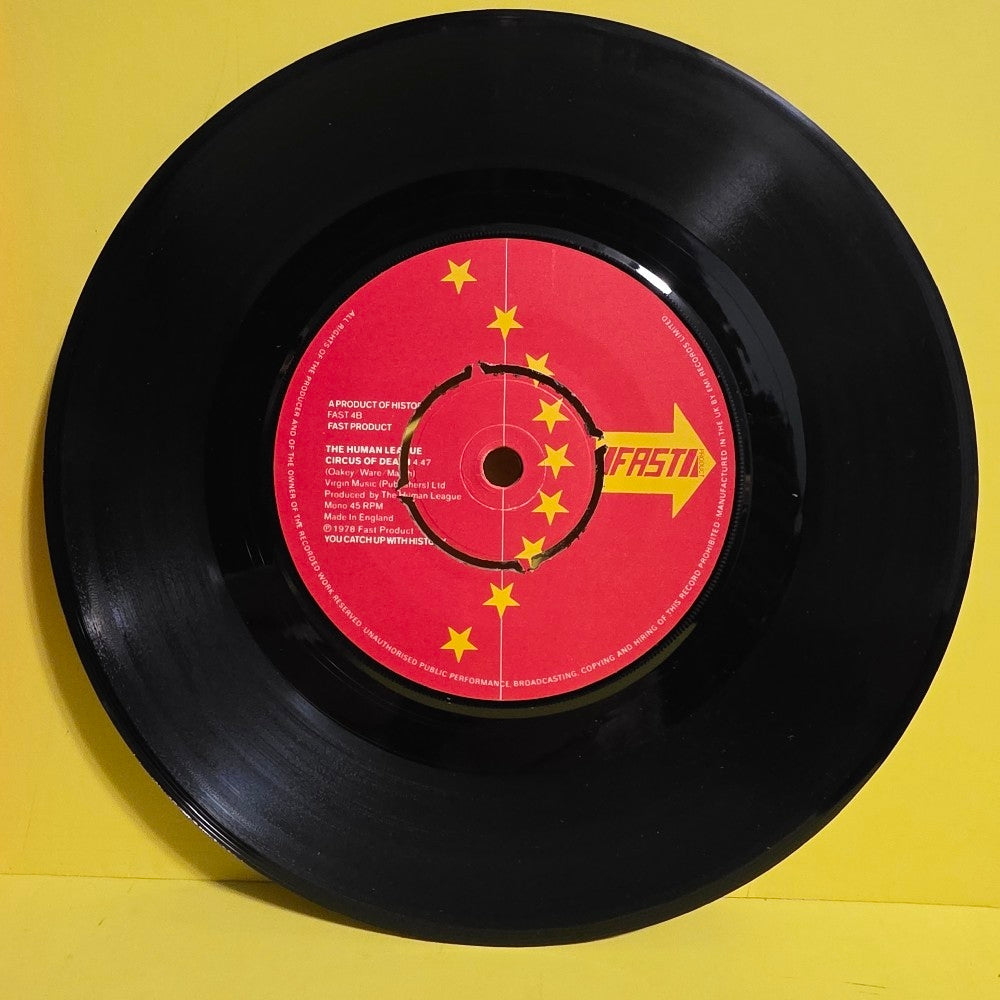 The Human League  - Being Boiled / Circus Of Death - 1980 - FAST 4 - Used - EX - Vinyl