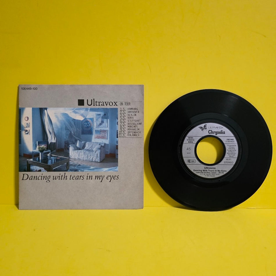 Ultravox  - Dancing With Tears In My Eyes - 1984 - 106 449 - Used - EX - Vinyl