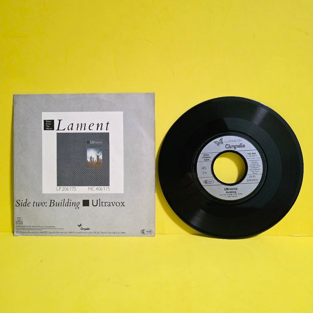 Ultravox  - Dancing With Tears In My Eyes - 1984 - 106 449 - Used - EX - Vinyl