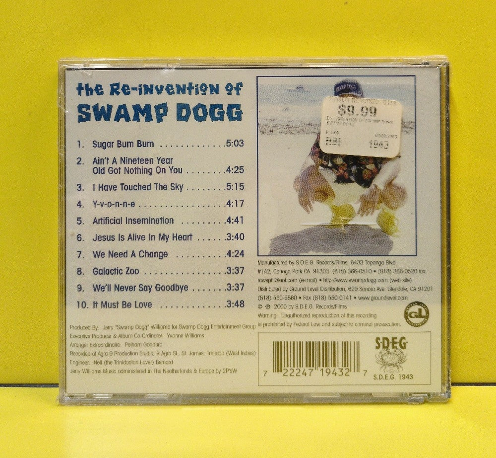 Swamp Dogg - The Re-invention Of Swamp Dogg - 2000 - 1943 - New - Sealed - CDs