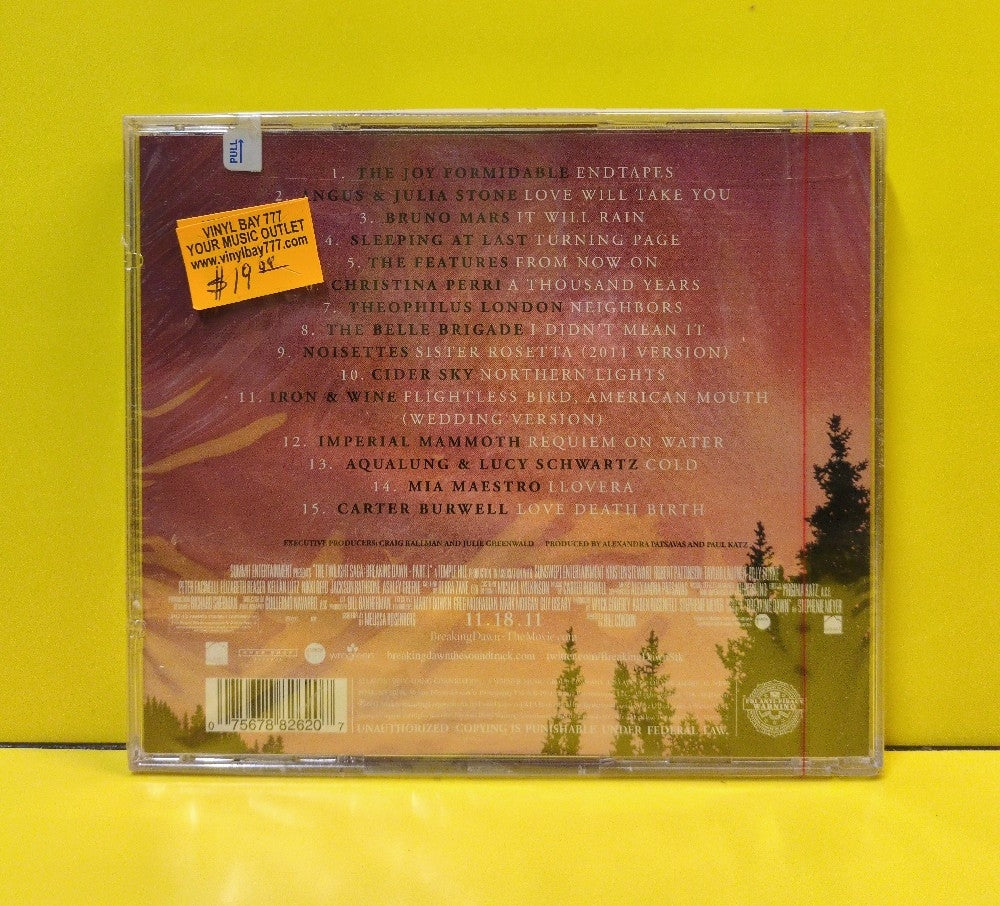 Various - The Twilight Saga: Breaking Dawn (Original Motion Picture Soundtrack) - 2011 - 528055-2 - New - Sealed - CDs