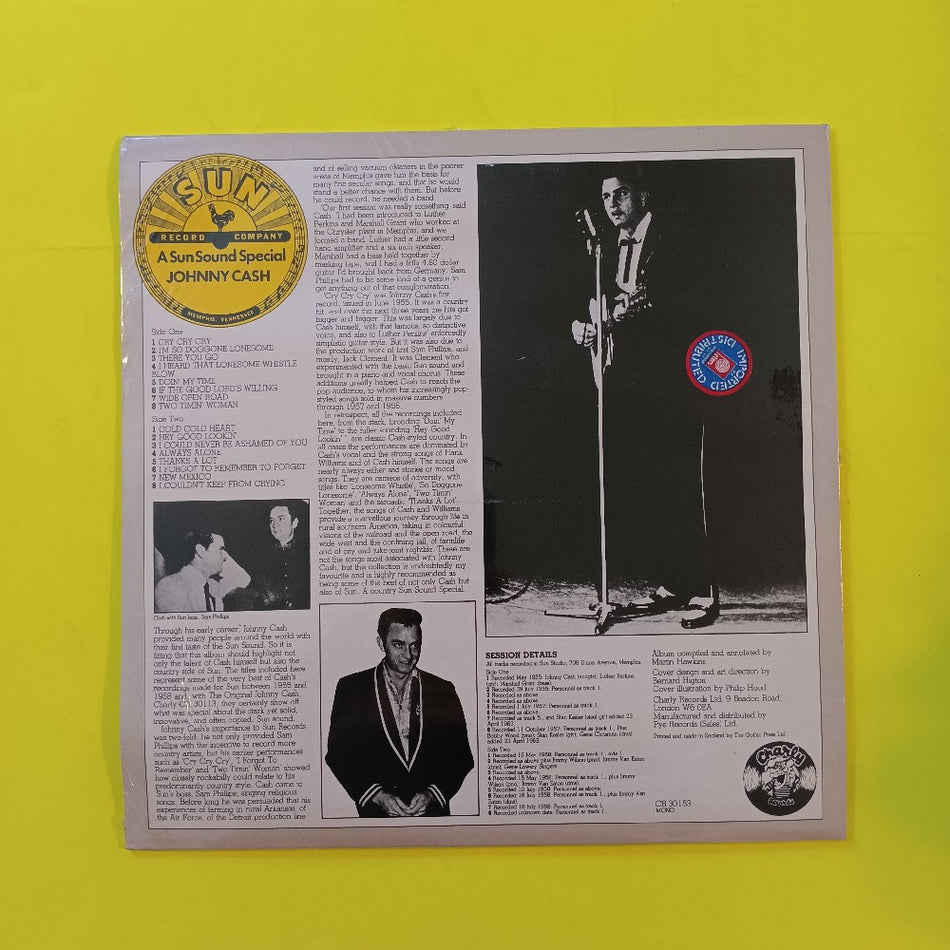Johnny Cash - Sun Sound Special  - 1978 - CR 30153 - New - Sealed - Vinyl