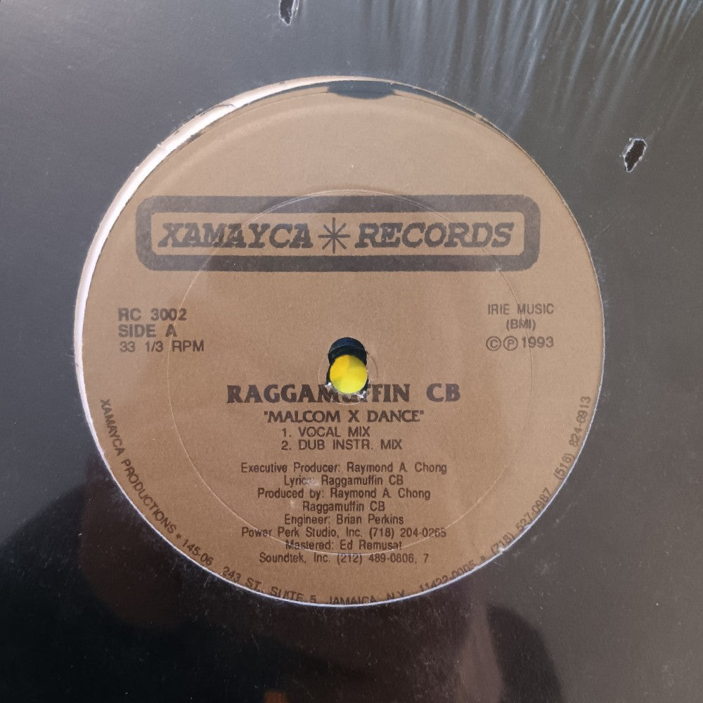 Raggamuffin CB - Malcom X Dance / Gimme Little Lovin 12" - 1993 - RC 3002 - New - Sealed - Vinyl