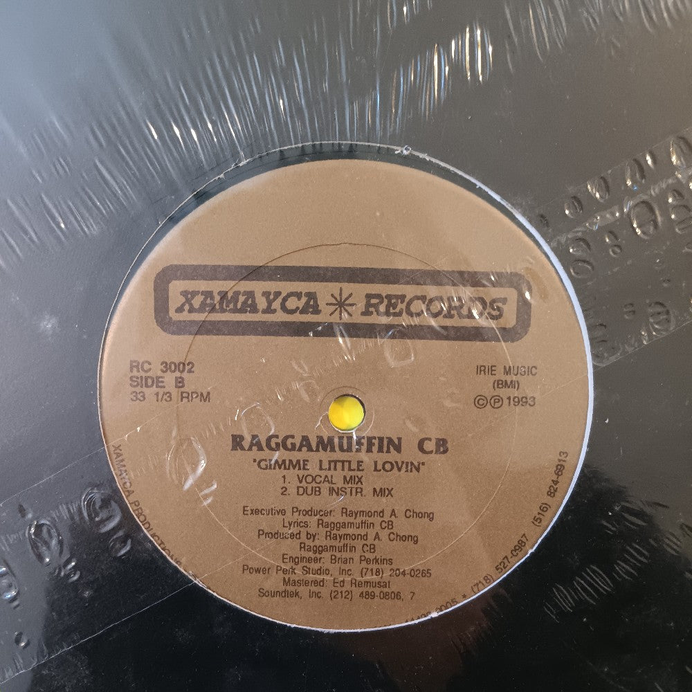 Raggamuffin CB - Malcom X Dance / Gimme Little Lovin 12" - 1993 - RC 3002 - New - Sealed - Vinyl