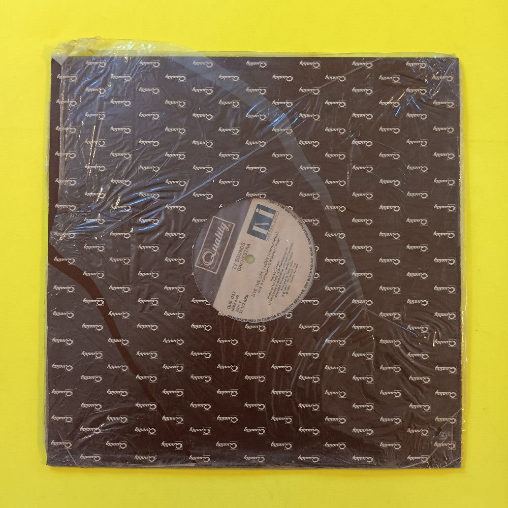 Fantasy / TV Sounds Orchestra - Live The Life I Love 12" - 1983 - QUS 037 - New - Sealed - Vinyl