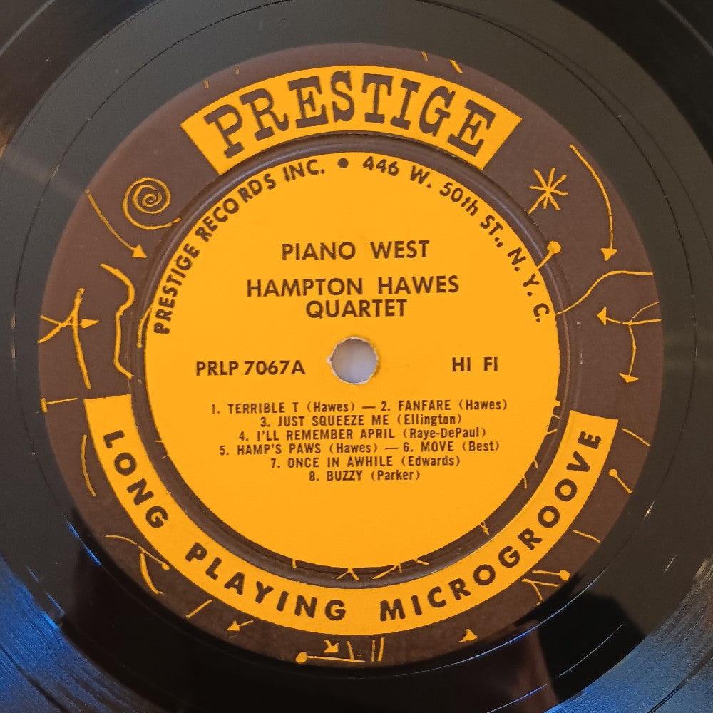 Freddie Redd / Hampton Hawes - Piano: East / West OG - 1956 - PRLP 7067 - Used - VG - Vinyl