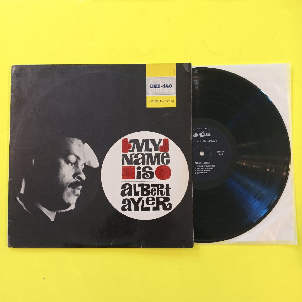 Albert Ayler - My Name Is Albert Alyer DENMARK - 1964 - DEB-140 - Used - VG - Vinyl