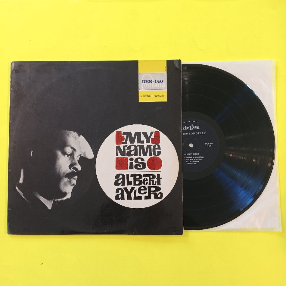 Albert Ayler - My Name Is Albert Alyer DENMARK - 1964 - DEB-140 - Used - VG - Vinyl