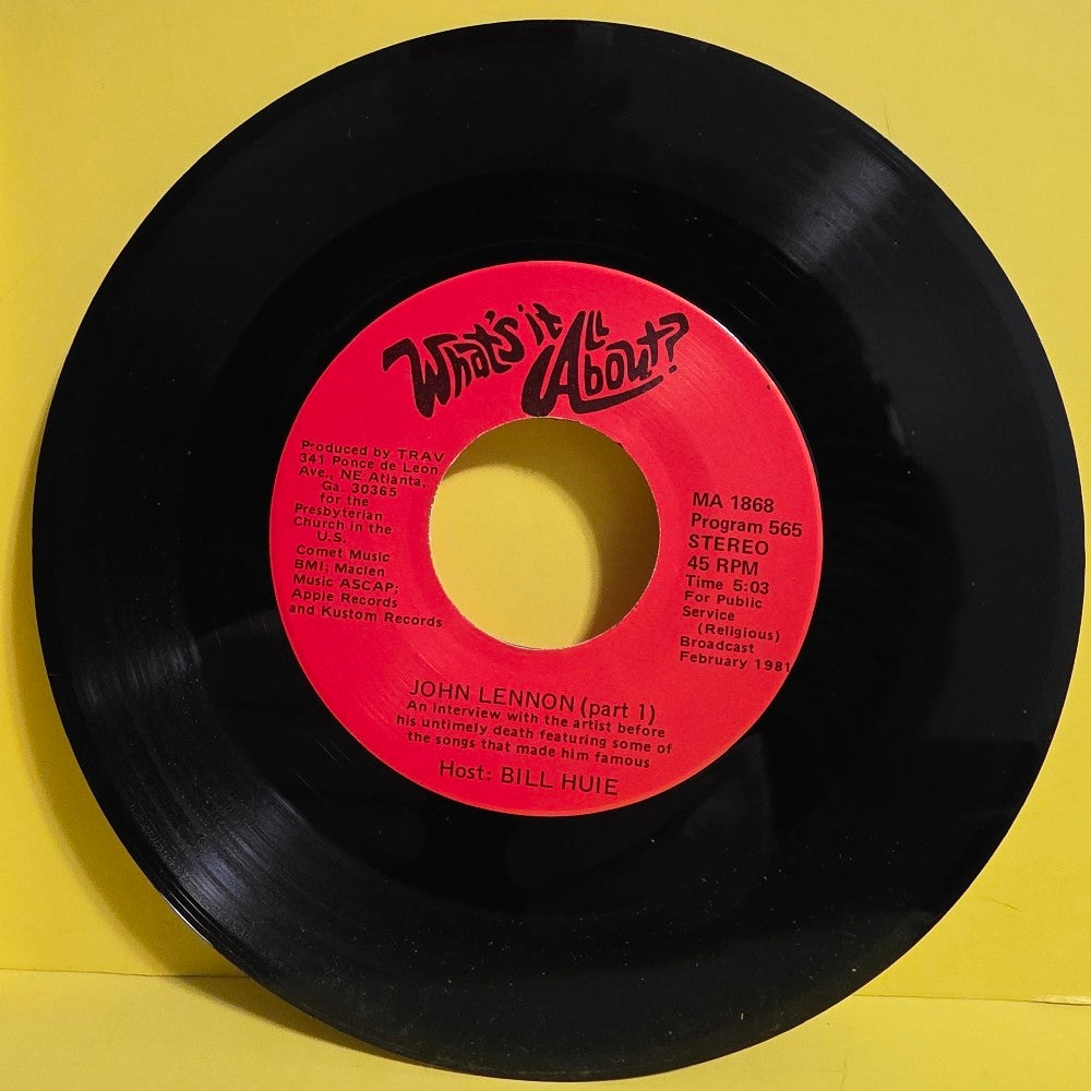 John Lennon  - What's It All About? RARE - 1981 - 565 / 566 - Used - EX - Vinyl