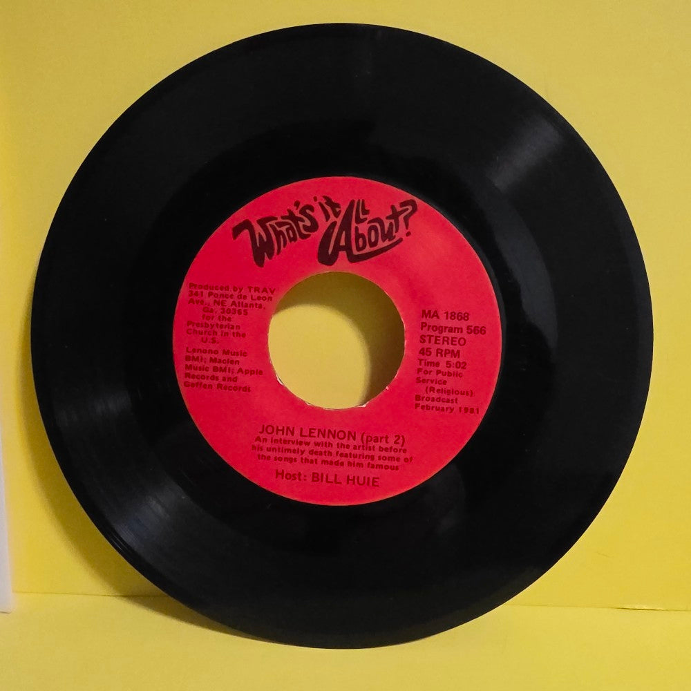 John Lennon  - What's It All About? RARE - 1981 - 565 / 566 - Used - EX - Vinyl
