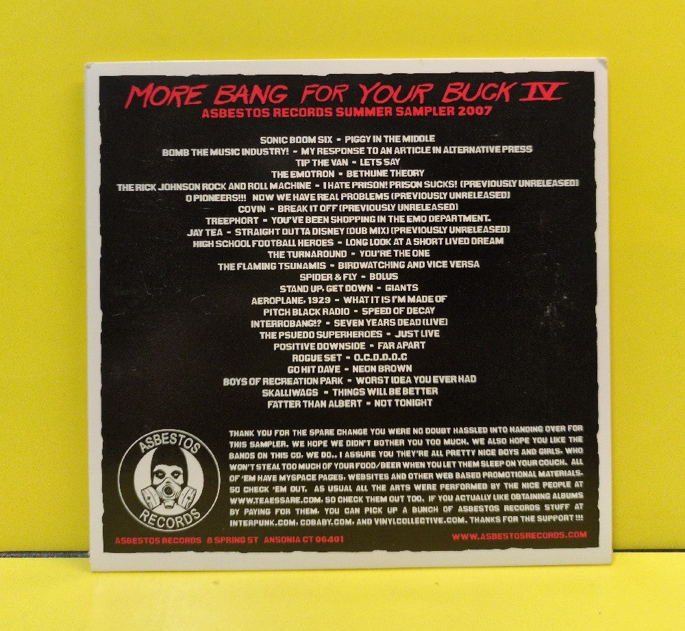 Various - More Bang For Your Buck IV - 2007 - Used - EX - CDs