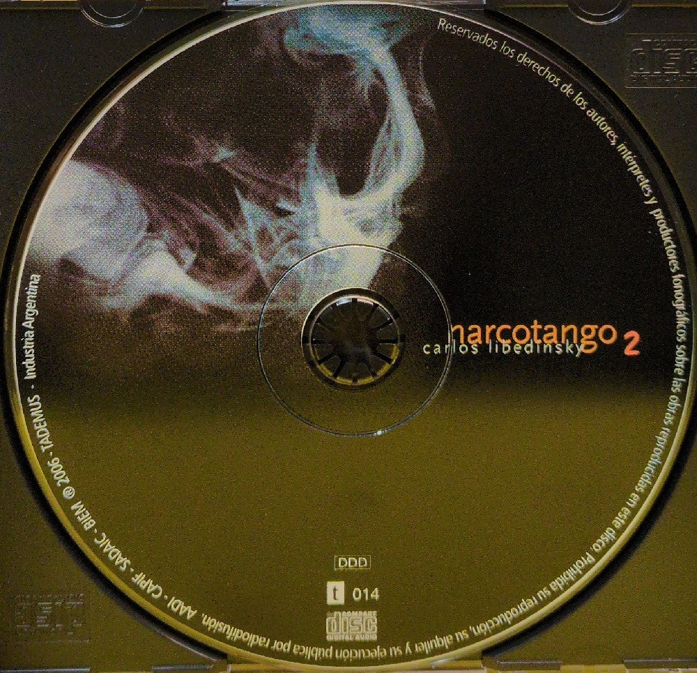 Carlos Libedinsky - Narcotango 2 - 2006 - CD 014 - Used - EX - CDs