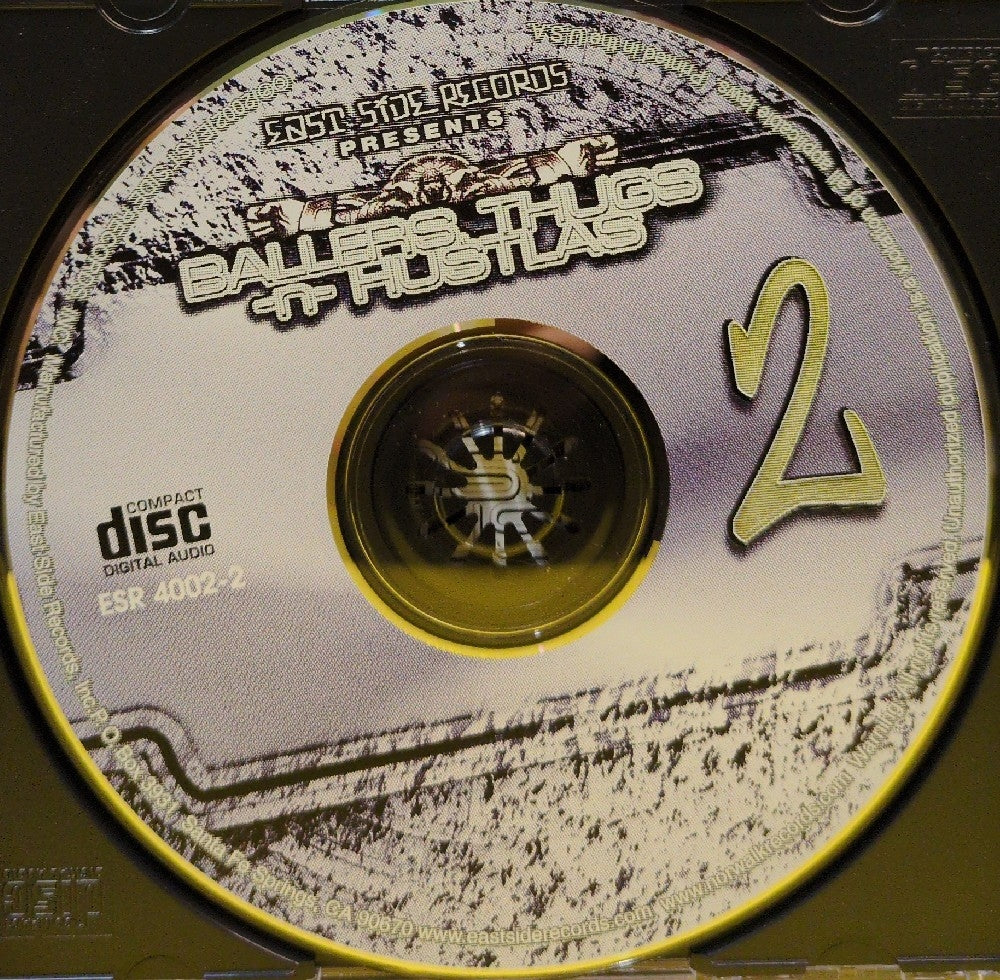 Various - Ballers, Thugs -n- Hustlas Volume 2 - 2002 - ESR 4002-2 - Used - EX - CDs