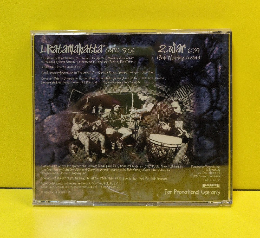 Sepultura - Ratamahatta - 1996 - RR PROMO 173 - Used - EX - CDs