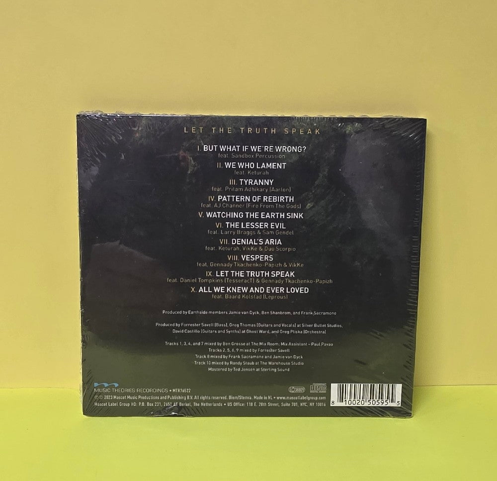 Earthside - Let The Truth Speak - 2023 - MTR 7652 2 - New - Sealed - CDs