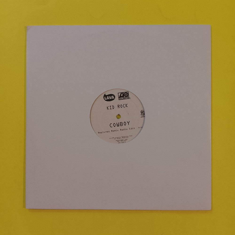 Kid Rock - Cowboy Neptunes Remixes 12" PROMO - 1999 - DMD 2500 - Used - NM - Vinyl